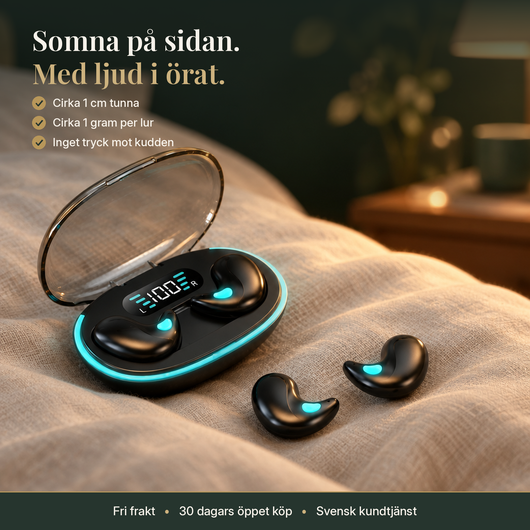 NordSömn Sömnhörlurar – för dig som sover på sidan